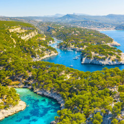 Tableau sur toile Cassis vue de haut | Photoexpression