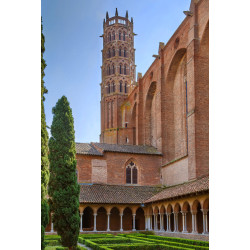 Tableau sur toile couvent des Jacobins de Toulouse