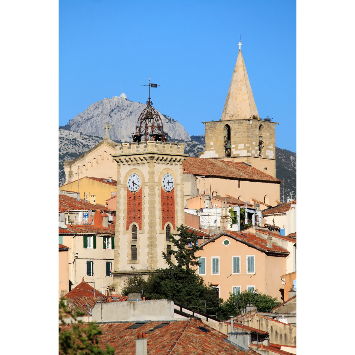 Tableau sur toile église d'Aubagne