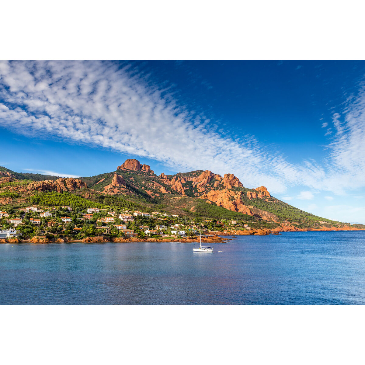 Tableau sur toile Esterel vue de la mer