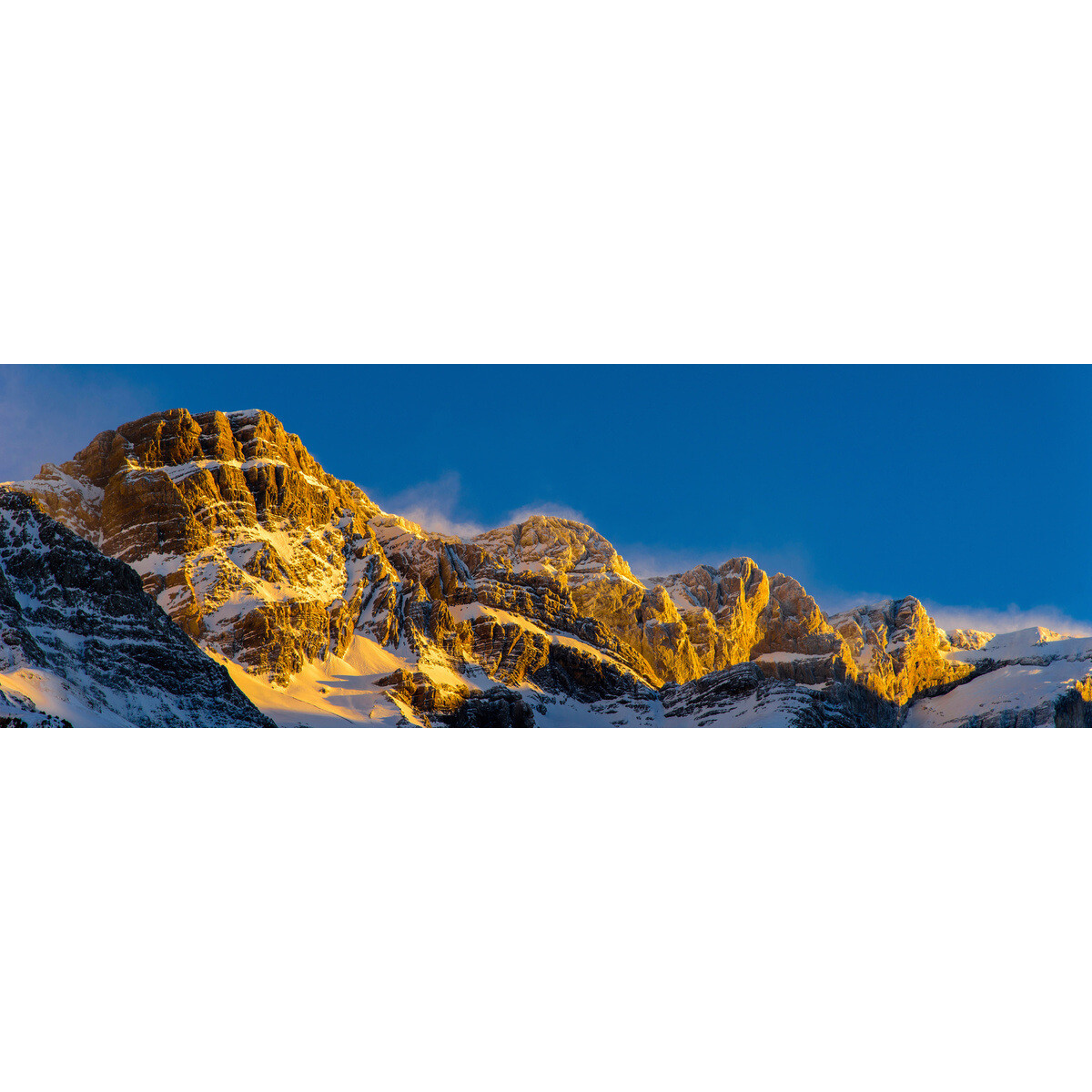 Tableau sur toile Gavarnie en hiver