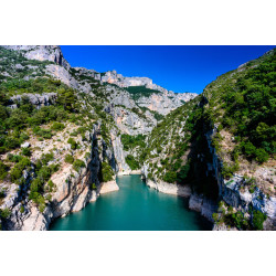 Tableau sur toile gorges du Verdon de jour