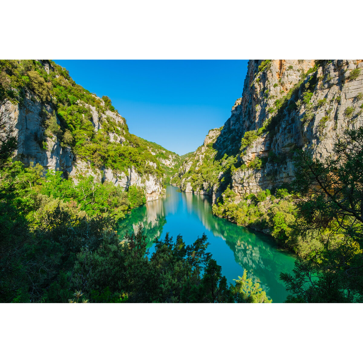 Tableau sur toile hauteur gorges du Verdon Tableau sur toile hauteur gorges du Verdon