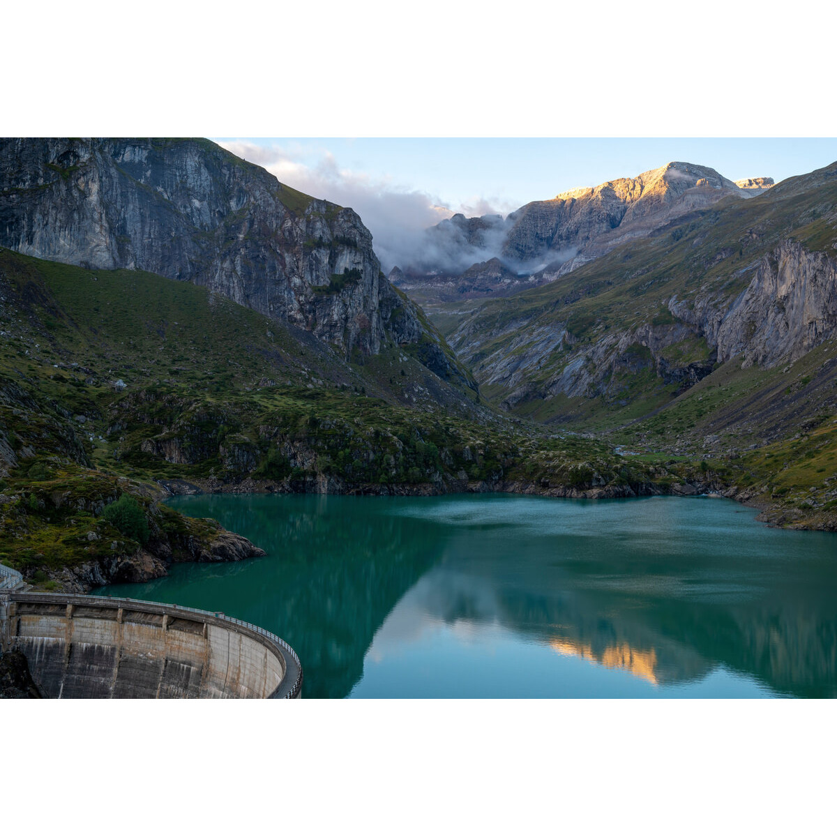 Tableau sur toile lac des Gloriettes