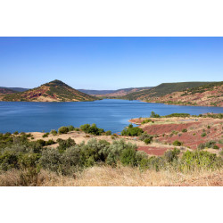 Tableau sur toile lac du Salagou Hérault