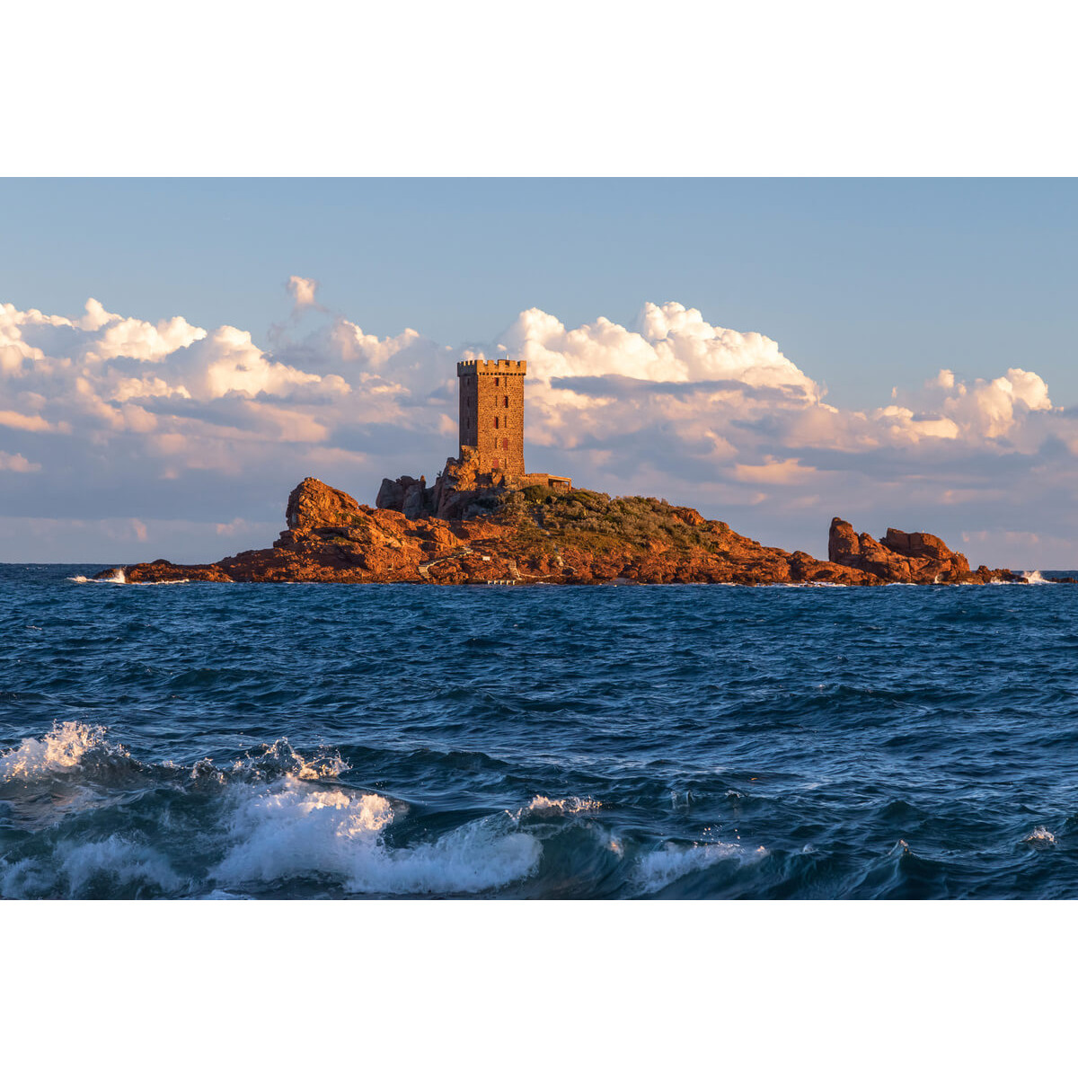 Tableau sur toile le Dramont vue mer Tableau sur toile le Dramont vue mer