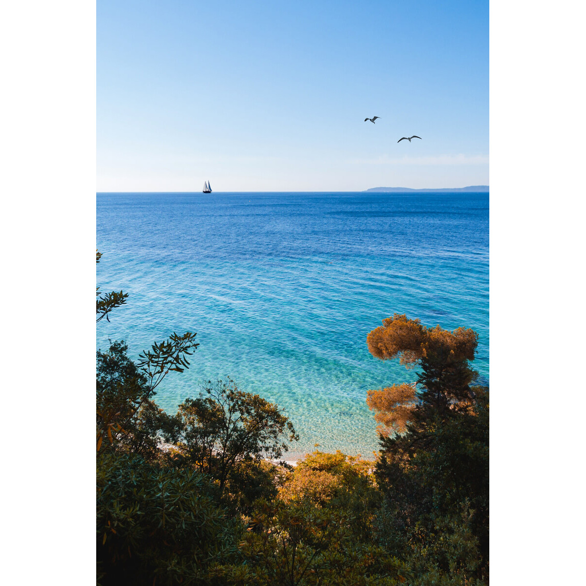 Tableau sur toile le Lavandou mer Tableau sur toile le Lavandou mer