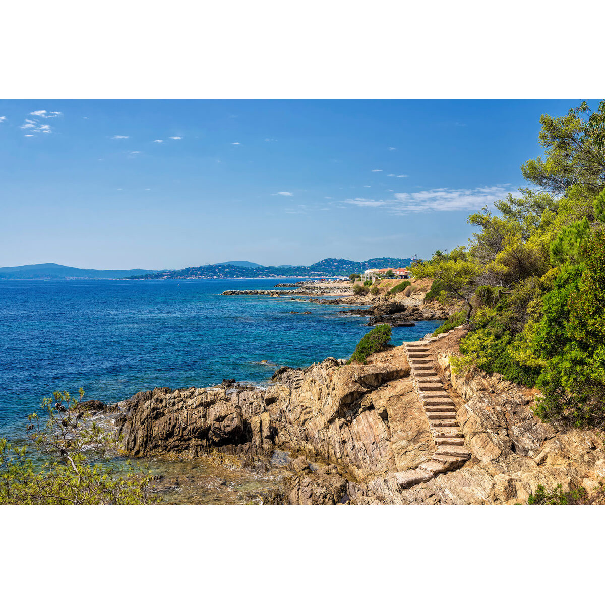 Tableau sur toile les Issambres bord de mer