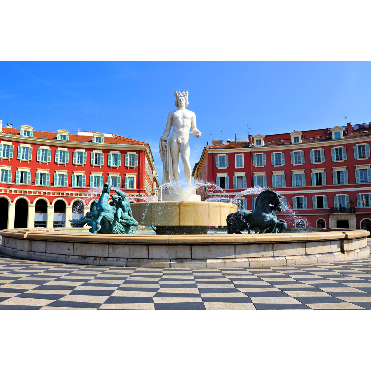 Tableau sur toile place Masséna de Nice