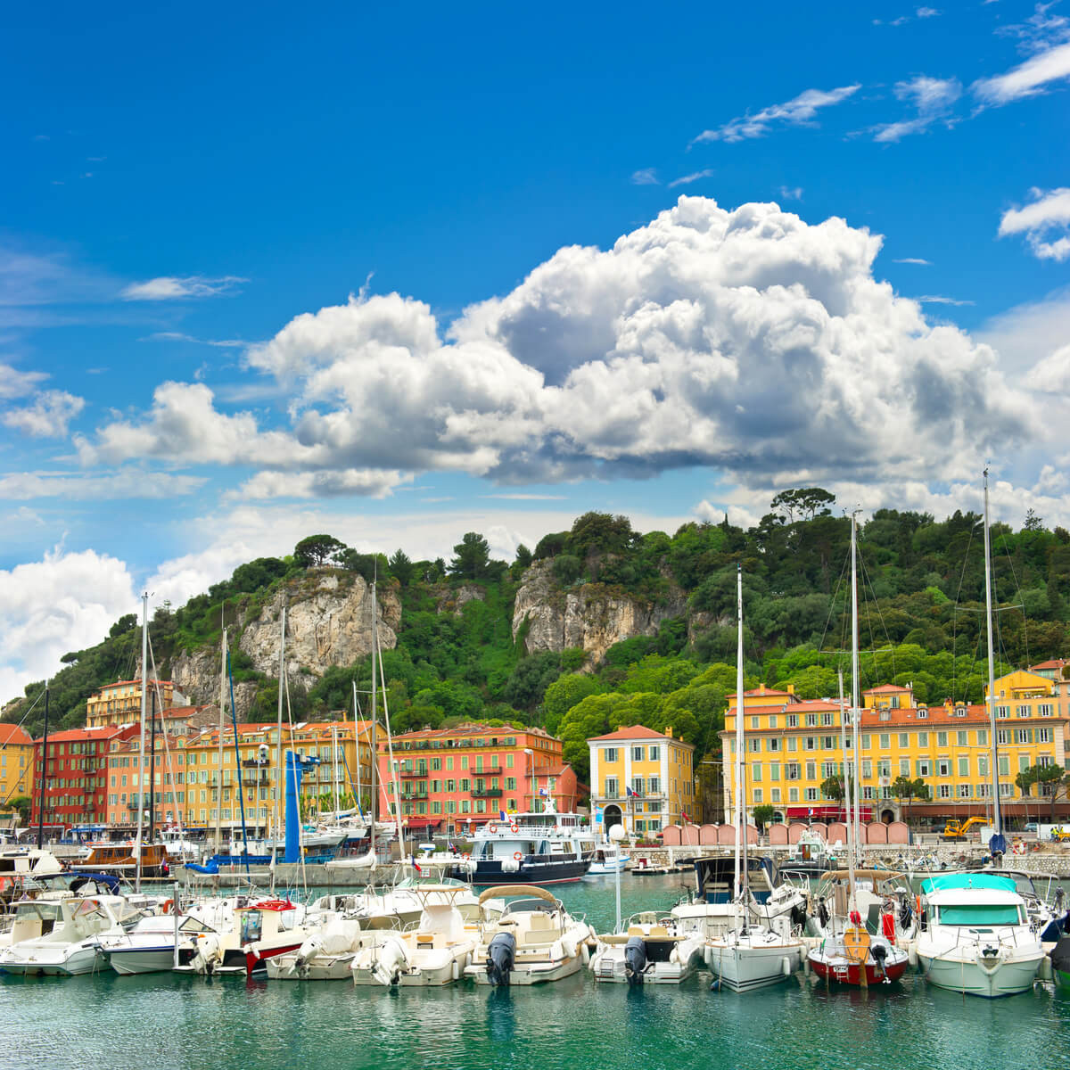 Tableau sur toile Nice vue de la mer