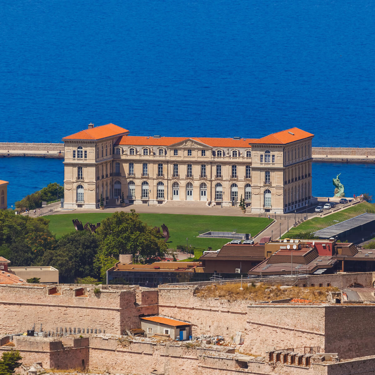 Tableau sur toile palais du Pharo Marseille