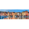 Tableau sur toile panorama de Cassis