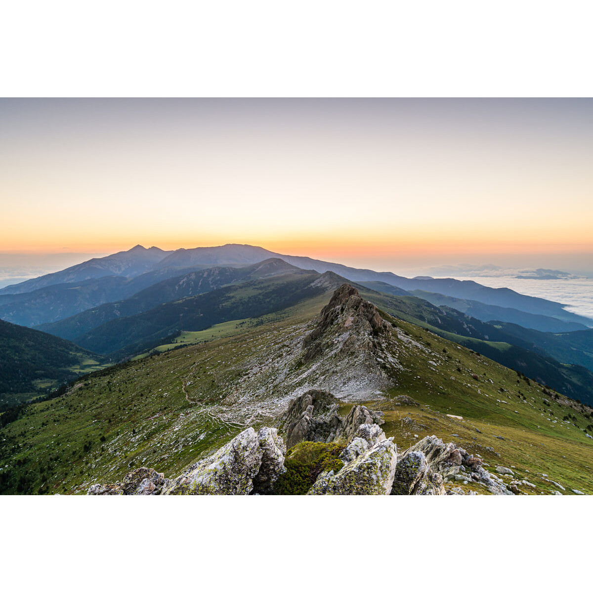 Tableau sur toile pic du Canigou