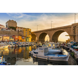 Tableau sur toile pont de la fausse monnaie