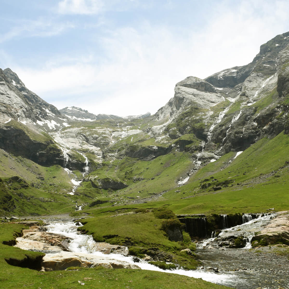 Tableau sur toile rivière Cirque de Troumouse