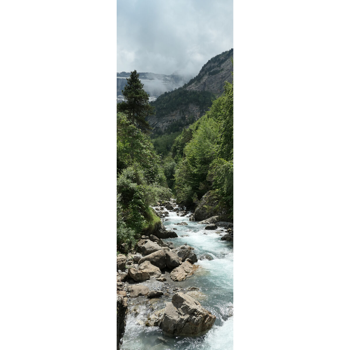 Tableau sur toile rivière Gavarnie