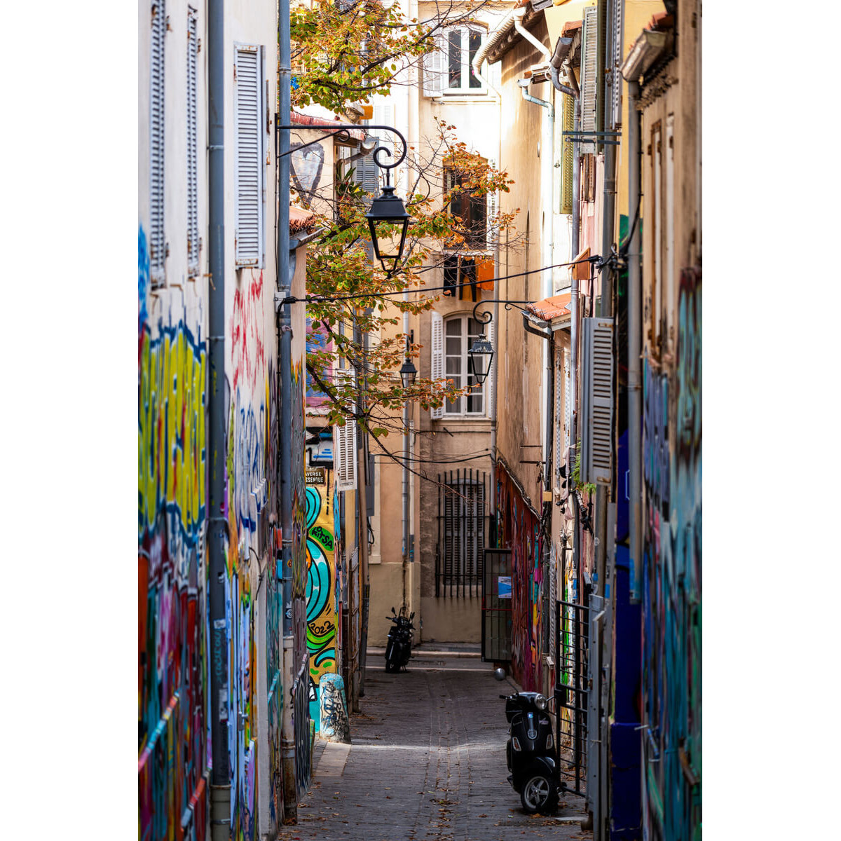 Tableau sur toile ruelle de Marseille