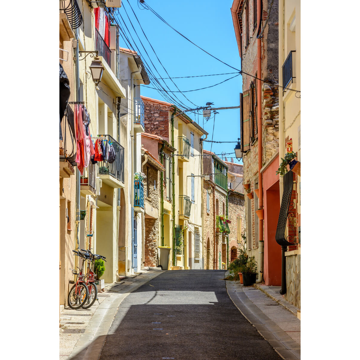 Tableau sur toile ruelle Occitane Tableau sur toile ruelle Occitane