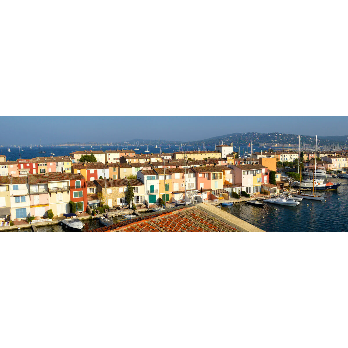 Tableau sur toile toits de Saint-Tropez Tableau sur toile toits de Saint-Tropez