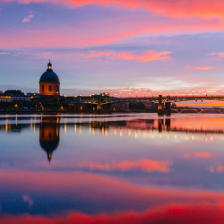 Tableau sur toile Toulouse la ville rose