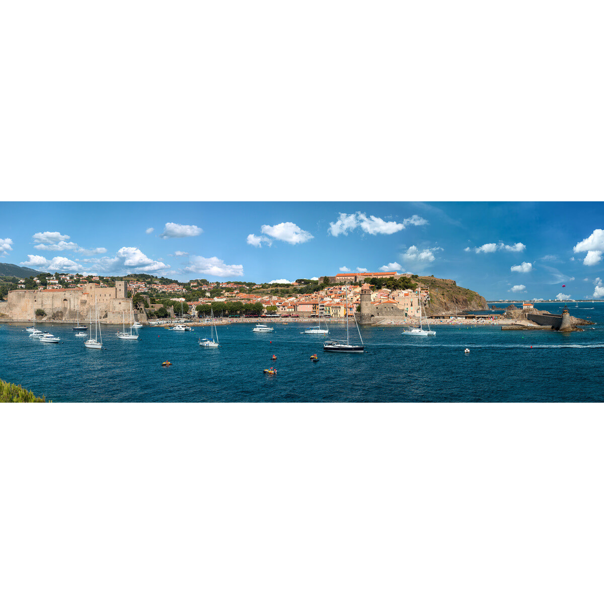Tableau sur toile voilier à Collioure Tableau sur toile voilier à Collioure