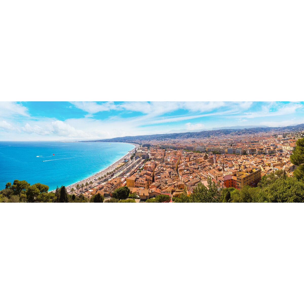 Tableau sur toile vue panoramique de Nice Tableau sur toile vue panoramique de Nice