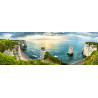 Tableau sur toile vue panoramique d'Etretat