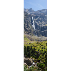 Tableau sur toile vue sur la cascade Gavarnie
