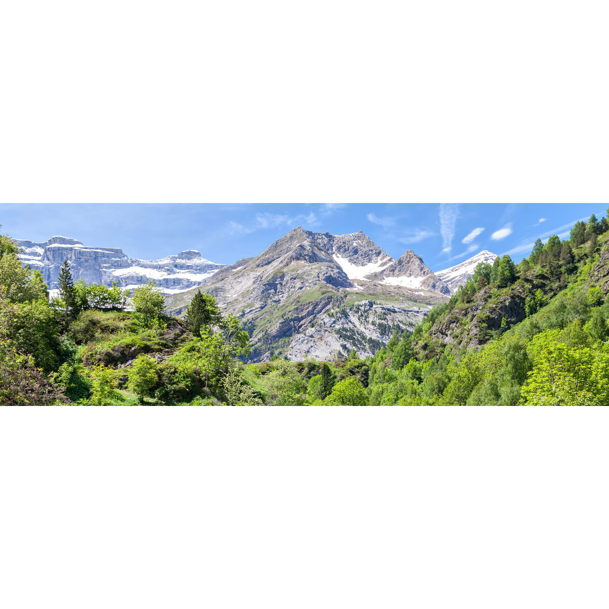 Tableau sur toile vue sur la montagne Gavarnie