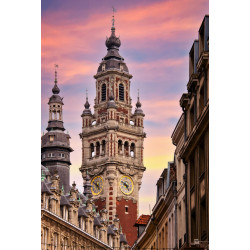 Tableau mural Beffroi du Palais de la Bourse de Lille