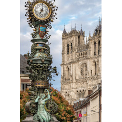 Tableau mural Horloge Dewailly Amiens