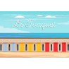 Tableau mural illustration le Touquet