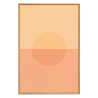 Tableau mural encadré demi soleil 65x97 cm face