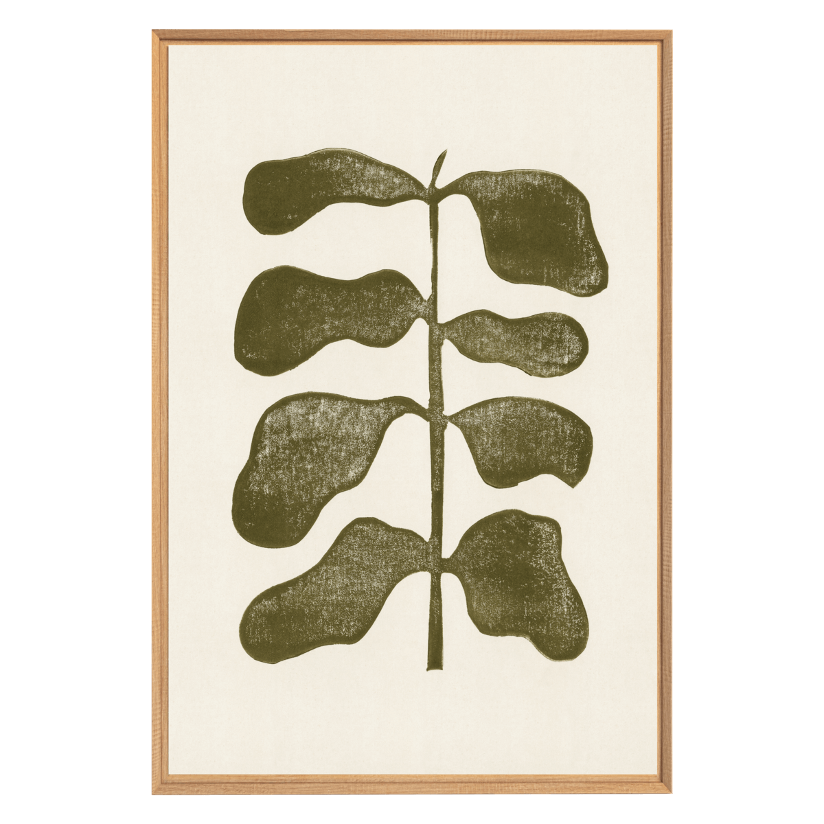 Tableau mural encadré plante origine 65x97 cm face Tableau mural encadré plante origine 65x97 cm face