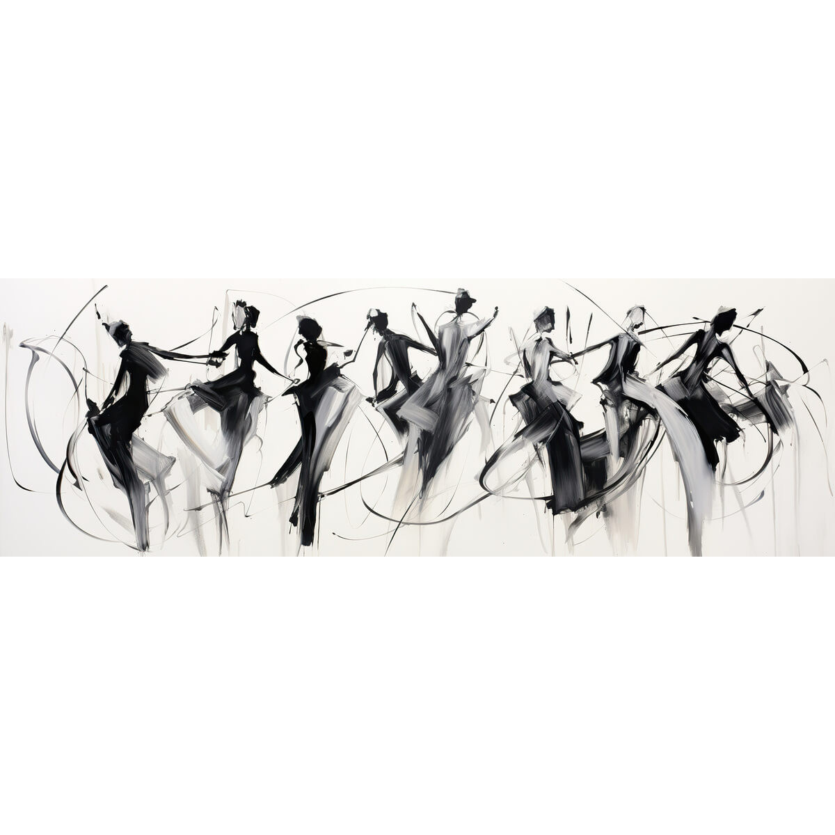 Tableau sur toile ballet subtil Tableau sur toile ballet subtil
