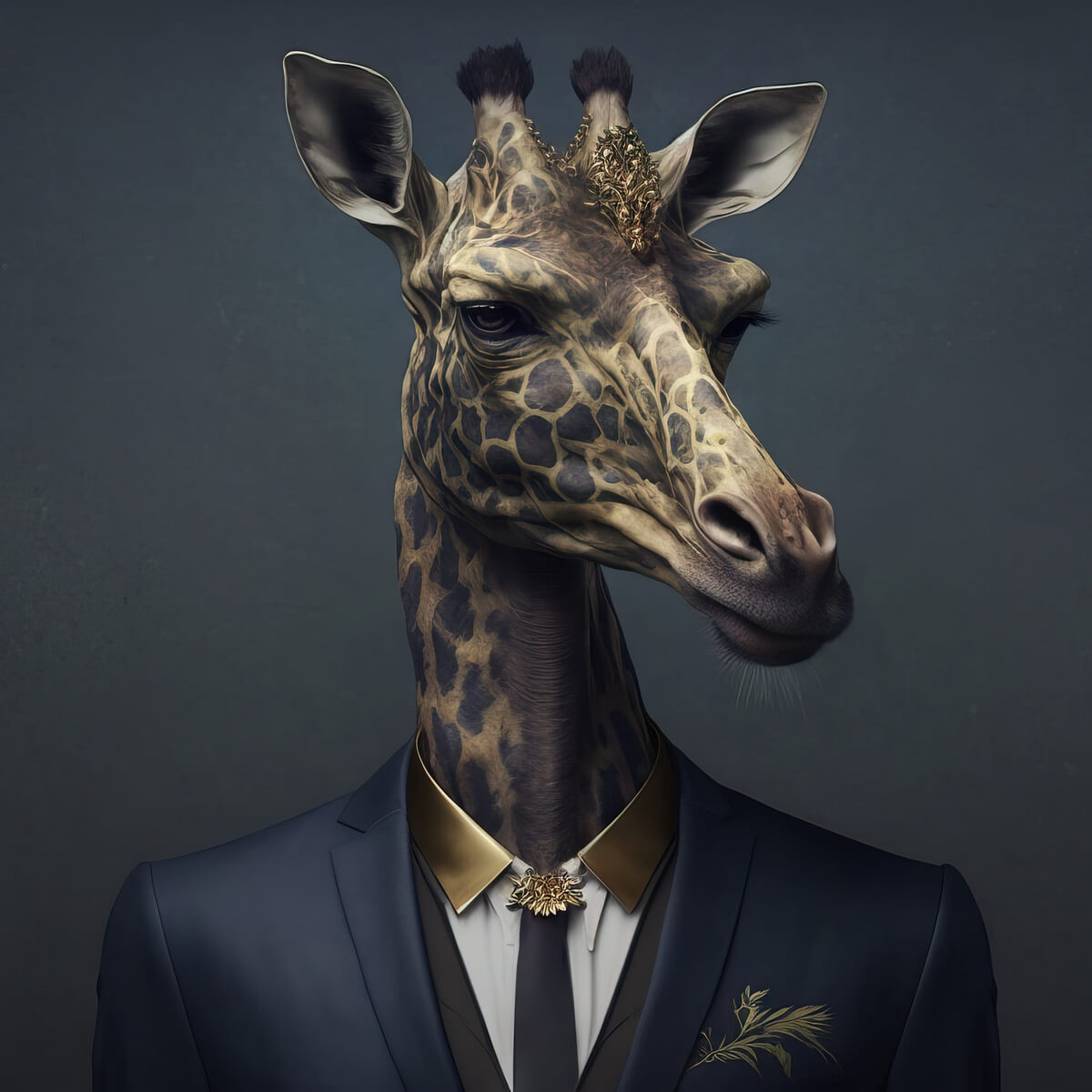 Tableau mural girafe chic Tableau mural girafe chic