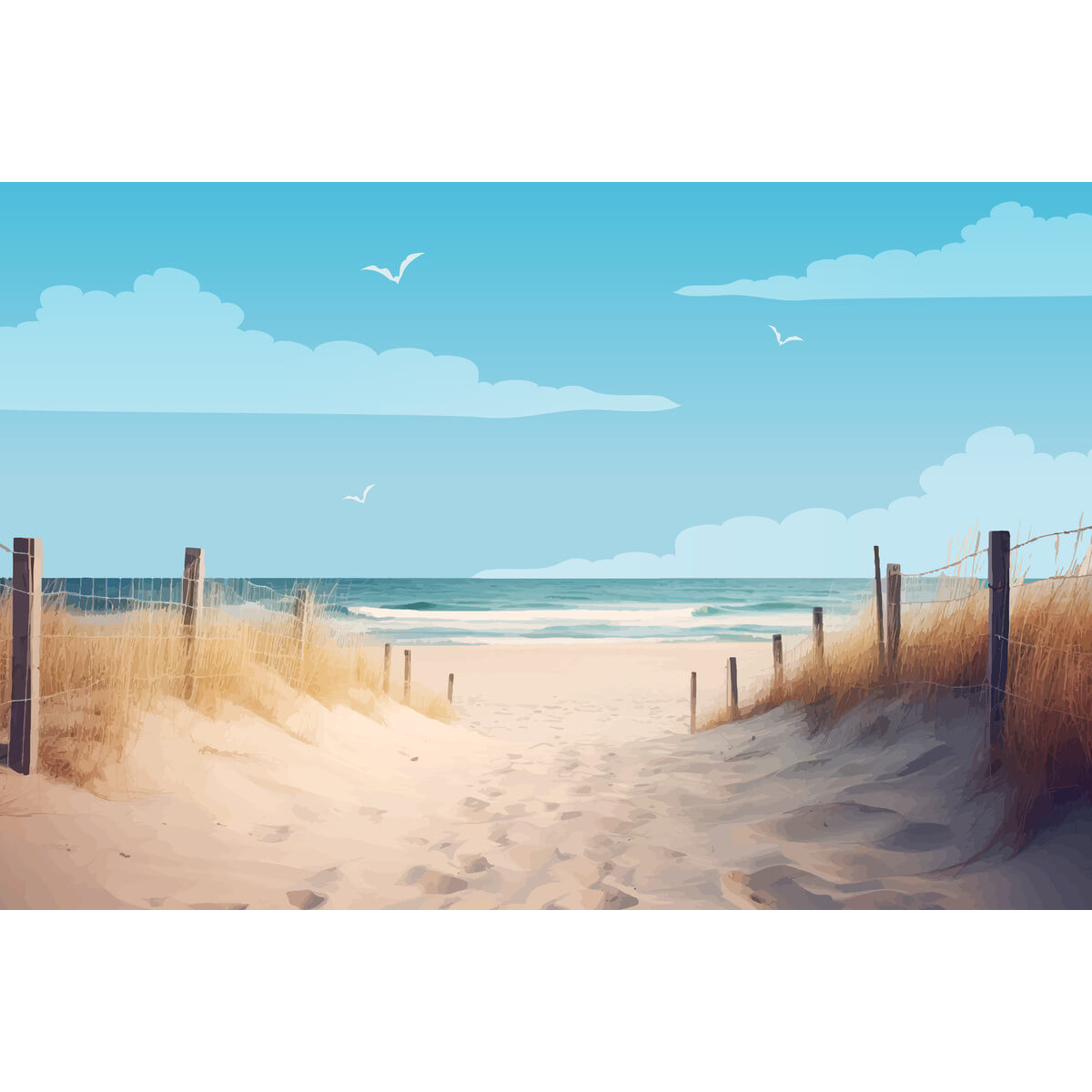 Tableau mural mer calme Tableau mural mer calme