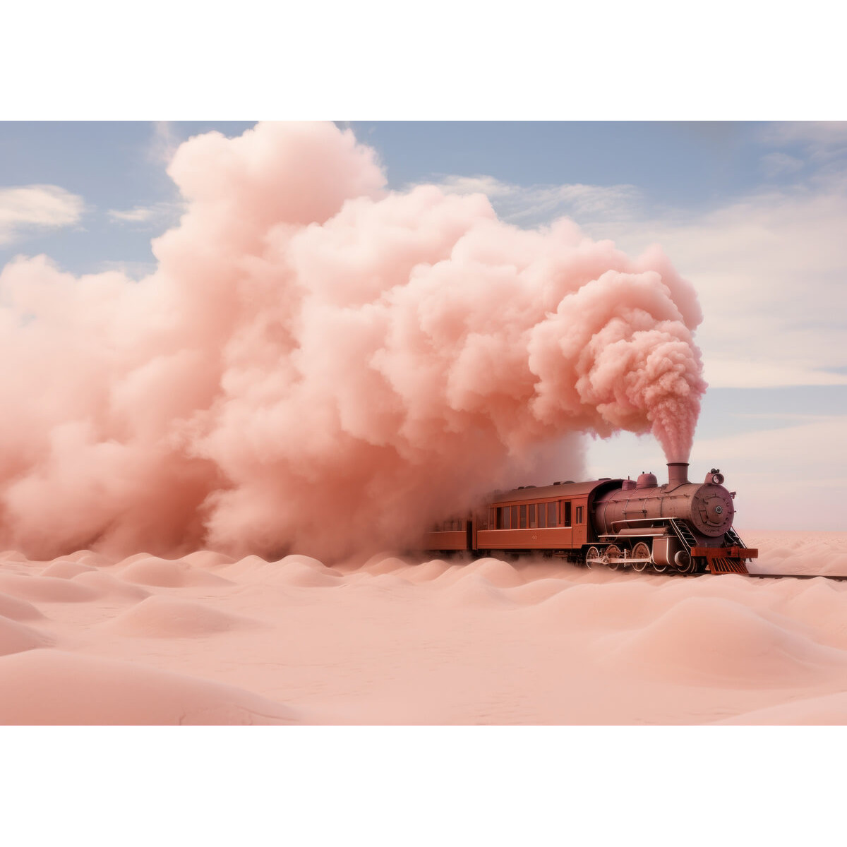 Tableau mural train onirique Tableau mural train onirique