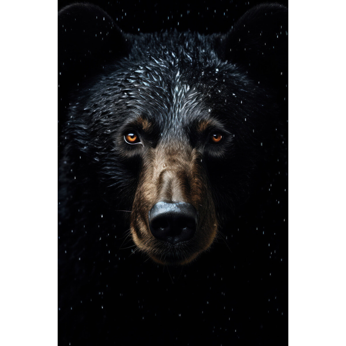 Tableau mural vertical ours Tableau mural vertical ours