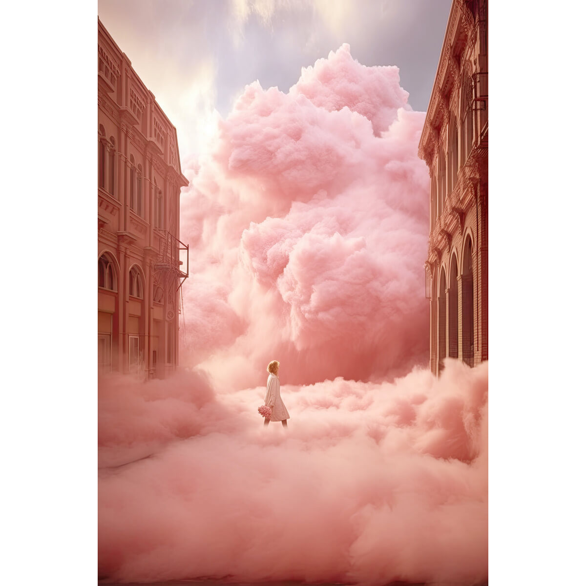 Tableau mural voyage rose Tableau mural voyage rose