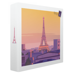 Album photos pochettes illustration voyage 200 photos 11,5x15 cm biais