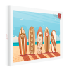 Album photos traditionnel illustration plage surf 120 photos 11,5x15 cm biais