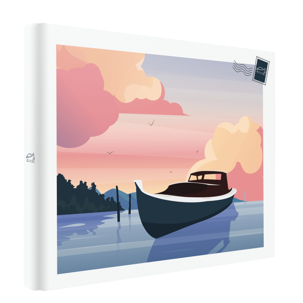 Album photos traditionnel illustration sur l'eau 120 photos 11,5x15 cm biais Album photos traditionnel illustration sur l'eau 120 photos 11,5x15 cm biais