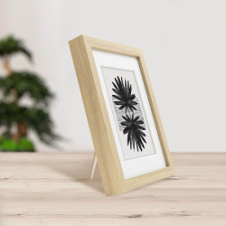 Cadre photo Milan brut 18x24 cm avec passe-partout ambiance