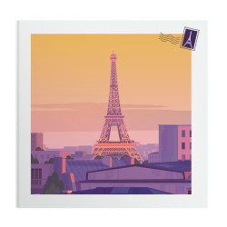 Album photos pochettes illustration voyage 200 photos 11,5x15 cm face