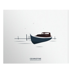 Album photos traditionnel illustration sur l'eau 120 photos 11,5x15 cm dos