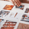 Recharge de 10 feuillets pochettes pour 100 photos 11,5x15 ou 10x15 info