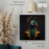 Tableau mural paon humain | Photoexpression
