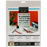 XTAL135 25 Feuillets Pergamine Pour Negatifs 7 Bandes dos