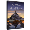 Tableau mural illustration Mont-Saint-Michel sunset | Photoexpression